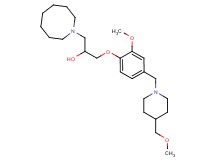 1-(1-azocanyl)-3-(2-methoxy-4-{[4-(methoxymethyl)-1-piperidinyl]methyl}phenoxy)-2-propanol