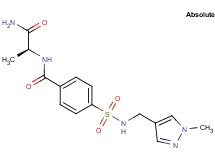 N-[(1S)-2-amino-1-methyl-2-oxoethyl]-4-({[(1-methyl-1H-pyrazol-4-yl)methyl]amino}sulfonyl)benzamide