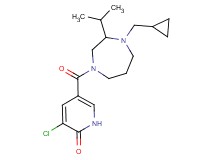 3-chloro-5-{[4-(cyclopropylmethyl)-3-isopropyl-1,4-diazepan-1-yl]carbonyl}pyridin-2(1H)-one
