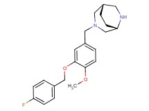 rel-(1S,5S)-3-{3-[(4-fluorobenzyl)oxy]-4-methoxybenzyl}-3,6-diazabicyclo[3.2.2]nonane dihydrochloride