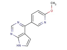 4-(6-methoxypyridin-3-yl)-7H-pyrrolo[2,3-d]pyrimidine