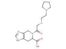 5-{[(2-pyrrolidin-1-ylethyl)thio]acetyl}-4,5,6,7-tetrahydro-1H-imidazo[4,5-c]pyridine-6-carboxylic acid