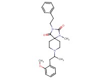 8-[2-(2-methoxyphenyl)-1-methylethyl]-1-methyl-3-(2-phenylethyl)-1,3,8-triazaspiro[4.5]decane-2,4-dione