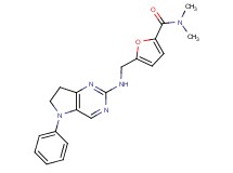 N,N-dimethyl-5-{[(5-phenyl-6,7-dihydro-5H-pyrrolo[3,2-d]pyrimidin-2-yl)amino]methyl}-2-furamide