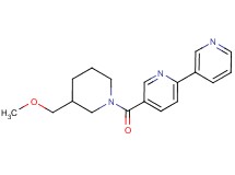 5-{[3-(methoxymethyl)piperidin-1-yl]carbonyl}-2,3'-bipyridine