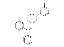 4-[2-(2,2-diphenylethyl)-4-morpholinyl]-2-pyrimidinamine