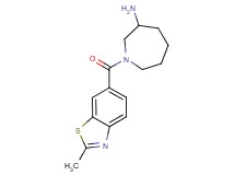1-[(2-methyl-1,3-benzothiazol-6-yl)carbonyl]-3-azepanamine hydrochloride