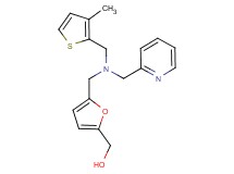 (5-{[[(3-methyl-2-thienyl)methyl](pyridin-2-ylmethyl)amino]methyl}-2-furyl)methanol