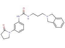 N-[3-(1,3-dihydro-2H-isoindol-2-yl)propyl]-N'-[3-(2-oxopyrrolidin-1-yl)phenyl]urea