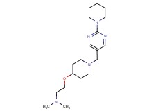 N,N-dimethyl-2-({1-[(2-piperidin-1-ylpyrimidin-5-yl)methyl]piperidin-4-yl}oxy)ethanamine