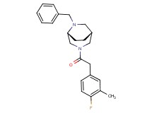 (1R*,5R*)-6-benzyl-3-[(4-fluoro-3-methylphenyl)acetyl]-3,6-diazabicyclo[3.2.2]nonane