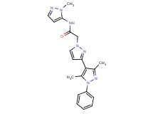 2-(3',5'-dimethyl-1'-phenyl-1H,1'H-3,4'-bipyrazol-1-yl)-N-(1-methyl-1H-pyrazol-5-yl)acetamide