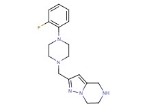 2-{[4-(2-fluorophenyl)-1-piperazinyl]methyl}-4,5,6,7-tetrahydropyrazolo[1,5-a]pyrazine dihydrochloride