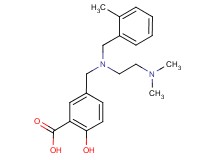 5-{[[2-(dimethylamino)ethyl](2-methylbenzyl)amino]methyl}-2-hydroxybenzoic acid
