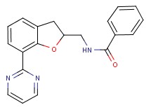 N-{[7-(2-pyrimidinyl)-2,3-dihydro-1-benzofuran-2-yl]methyl}benzamide