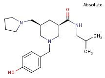 (3R,5R)-1-(4-hydroxybenzyl)-N-isobutyl-5-(1-pyrrolidinylmethyl)-3-piperidinecarboxamide