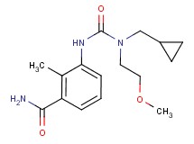 3-({[(cyclopropylmethyl)(2-methoxyethyl)amino]carbonyl}amino)-2-methylbenzamide
