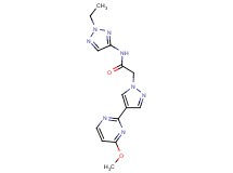 N-(2-ethyl-2H-1,2,3-triazol-4-yl)-2-[4-(4-methoxypyrimidin-2-yl)-1H-pyrazol-1-yl]acetamide