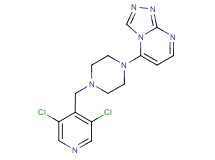 5-{4-[(3,5-dichloropyridin-4-yl)methyl]piperazin-1-yl}[1,2,4]triazolo[4,3-a]pyrimidine