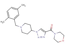 4-({1-[1-(2,5-dimethylbenzyl)-4-piperidinyl]-1H-1,2,3-triazol-4-yl}carbonyl)morpholine