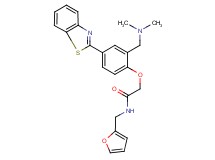 2-{4-(1,3-benzothiazol-2-yl)-2-[(dimethylamino)methyl]phenoxy}-N-(2-furylmethyl)acetamide