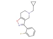5-(cyclopropylmethyl)-3-(2-fluorophenyl)-4,5,6,7-tetrahydroisoxazolo[4,5-c]pyridine