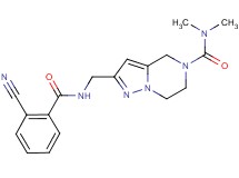 2-{[(2-cyanobenzoyl)amino]methyl}-N,N-dimethyl-6,7-dihydropyrazolo[1,5-a]pyrazine-5(4H)-carboxamide