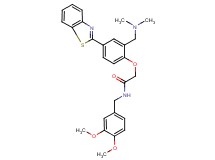 2-{4-(1,3-benzothiazol-2-yl)-2-[(dimethylamino)methyl]phenoxy}-N-(3,4-dimethoxybenzyl)acetamide