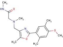 N~2~-{[2-(4-methoxy-2,5-dimethylphenyl)-5-methyl-1,3-oxazol-4-yl]methyl}-N~1~,N~2~-dimethylglycinamide