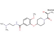 N-[2-(dimethylamino)ethyl]-3-({1-[(2S)-2-hydroxypropanoyl]piperidin-4-yl}oxy)-4-methoxybenzamide