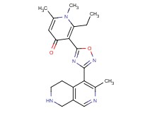 2-ethyl-1,6-dimethyl-3-[3-(3-methyl-5,6,7,8-tetrahydro-2,7-naphthyridin-4-yl)-1,2,4-oxadiazol-5-yl]-4(1H)-pyridinone