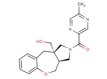[(3aS*,10aS*)-2-[(5-methylpyrazin-2-yl)carbonyl]-2,3,3a,4-tetrahydro-1H-[1]benzoxepino[3,4-c]pyrrol-10a(10H)-yl]methanol