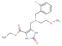 ethyl 5-{[(2-fluorobenzyl)(2-methoxyethyl)amino]methyl}-2-oxo-2,3-dihydro-1H-imidazole-4-carboxylate