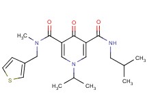 N'-isobutyl-1-isopropyl-N-methyl-4-oxo-N-(3-thienylmethyl)-1,4-dihydro-3,5-pyridinedicarboxamide