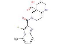 (4aS*,8aR*)-6-[(3-fluoro-5-methylimidazo[1,2-a]pyridin-2-yl)carbonyl]octahydro-1,6-naphthyridine-4a(2H)-carboxylic acid