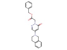 benzyl [4-(3,4-dihydro-2(1H)-isoquinolinyl)-6-oxo-1(6H)-pyridazinyl]acetate