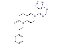 (4aS*,8aR*)-1-(2-phenylethyl)-6-(9H-purin-6-yl)octahydro-1,6-naphthyridin-2(1H)-one