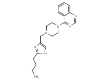 4-{4-[(2-butyl-1H-imidazol-4-yl)methyl]-1-piperazinyl}quinazoline