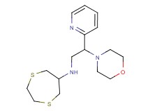 1,4-dithiepan-6-yl(2-morpholin-4-yl-2-pyridin-2-ylethyl)amine
