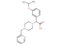 (3-isopropoxyphenyl)[4-(pyridin-2-ylmethyl)piperazin-1-yl]acetic acid