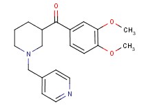 (3,4-dimethoxyphenyl)[1-(4-pyridinylmethyl)-3-piperidinyl]methanone