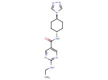 2-(ethylamino)-N-[trans-4-(4H-1,2,4-triazol-4-yl)cyclohexyl]pyrimidine-5-carboxamide