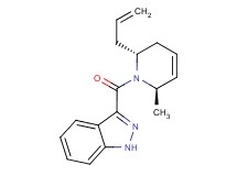 3-{[(2R*,6R*)-2-allyl-6-methyl-3,6-dihydropyridin-1(2H)-yl]carbonyl}-1H-indazole