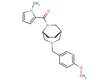 (1S*,5R*)-3-(4-methoxybenzyl)-6-[(1-methyl-1H-pyrrol-2-yl)carbonyl]-3,6-diazabicyclo[3.2.2]nonane
