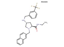 (4R)-N-ethyl-1-(2-naphthylmethyl)-4-{[3-(trifluoromethyl)benzyl]amino}-L-prolinamide