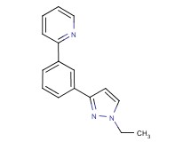 2-[3-(1-ethyl-1H-pyrazol-3-yl)phenyl]pyridine