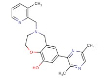 7-(3,6-dimethylpyrazin-2-yl)-4-[(3-methylpyridin-2-yl)methyl]-2,3,4,5-tetrahydro-1,4-benzoxazepin-9-ol