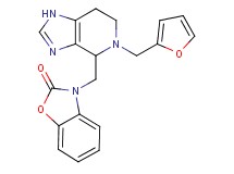 3-{[5-(2-furylmethyl)-4,5,6,7-tetrahydro-1H-imidazo[4,5-c]pyridin-4-yl]methyl}-1,3-benzoxazol-2(3H)-one