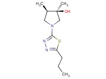 (3R*,4R*)-3,4-dimethyl-1-(5-propyl-1,3,4-thiadiazol-2-yl)-3-pyrrolidinol