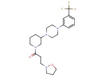 1-{1-[3-(2-isoxazolidinyl)propanoyl]-3-piperidinyl}-4-[3-(trifluoromethyl)phenyl]piperazine